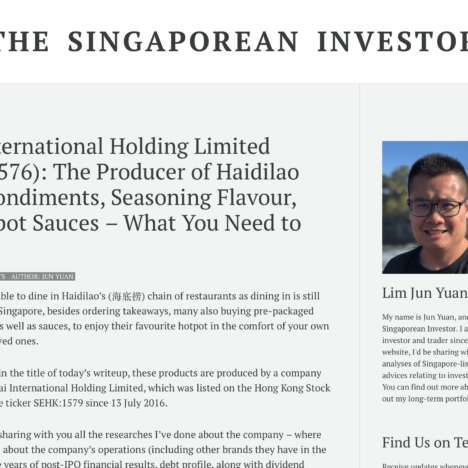 Yihai International Holding Limited (SEHK:1576): The Producer of Haidilao Series Condiments, Seasoning Flavour, and Hotpot Sauces – What You Need to Know