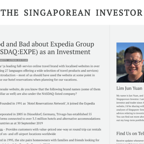 The Good and Bad about Expedia Group Inc. (NASDAQ:EXPE) as an Investment