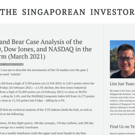 My Bull and Bear Case Analysis of the S&P 500, Dow Jones, and NASDAQ in the Near-Term (March 2021)