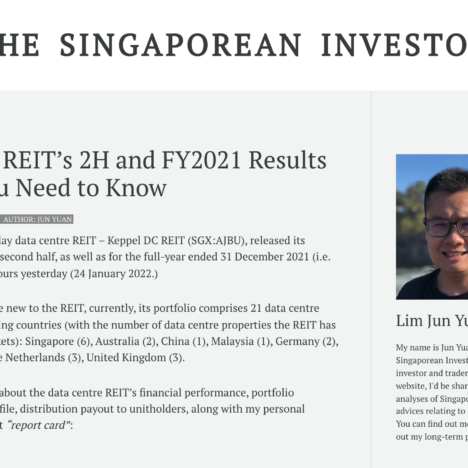 Keppel DC REIT’s 2H and FY2021 Results – What You Need to Know
