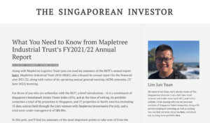 What You Need to Know from Mapletree Industrial Trust's FY2021/22 Annual Report