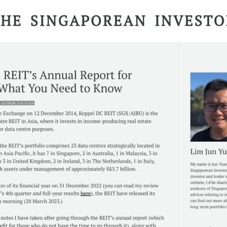 Keppel DC REIT’s Annual Report for FY2022 – What You Need to Know
