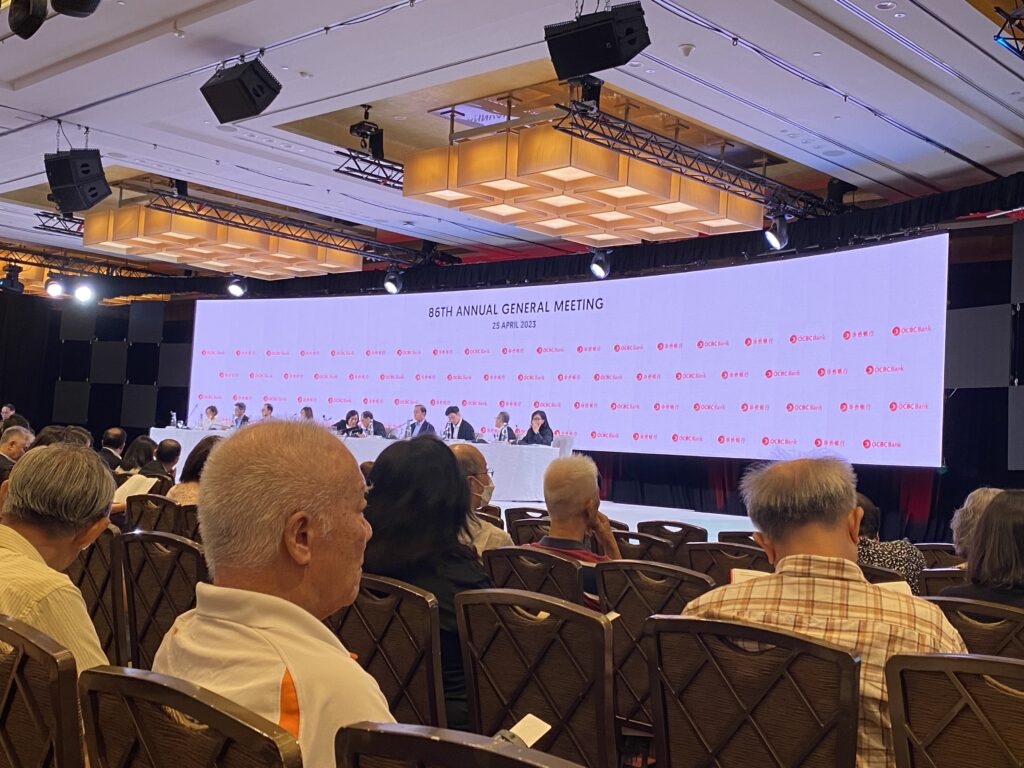 OCBC's AGM for FY2022 Held on Tuesday, 25 April 2023