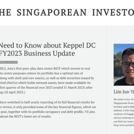 What You Need to Know about Keppel DC REIT’s Q1 FY2023 Business Update
