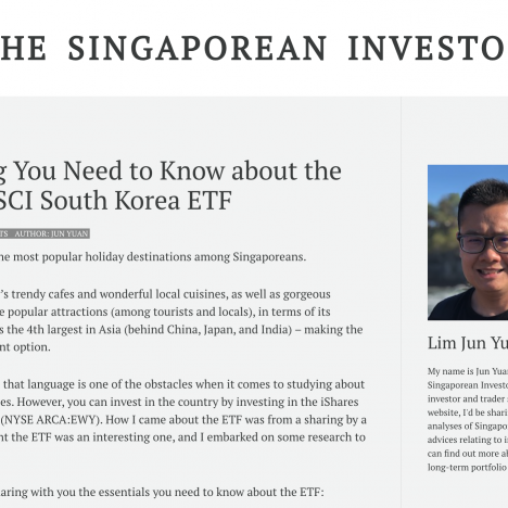 Everything You Need to Know about the iShares MSCI South Korea ETF