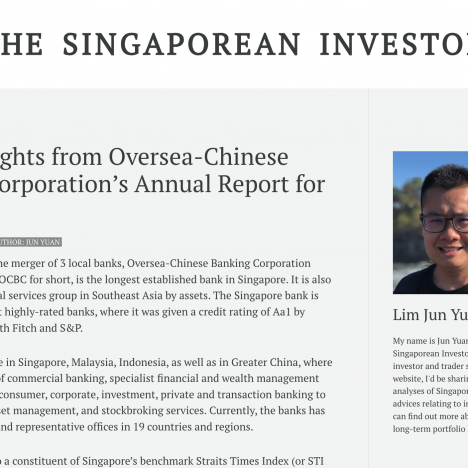 Key Highlights from Oversea-Chinese Banking Corporation’s Annual Report for FY2023