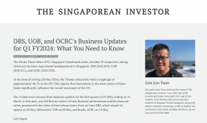 DBS, UOB, and OCBC's Business Updates for Q1 FY2024: What You Need to Know