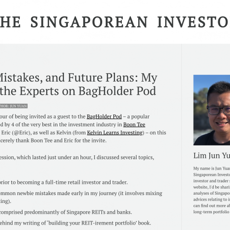 Insights, Mistakes, and Future Plans: My Chat with the Experts on BagHolder Pod