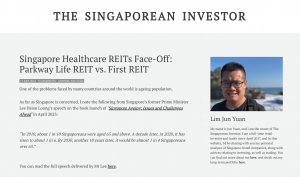 Singapore Healthcare REITs Face-Off: Parkway Life REIT vs. First REIT